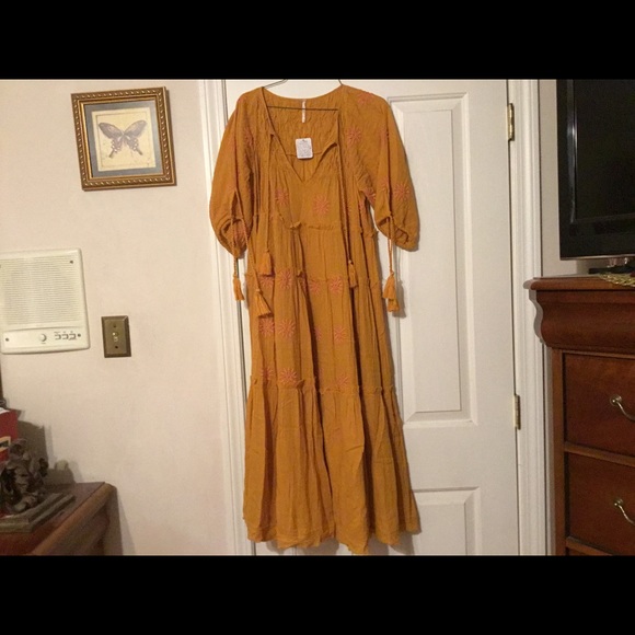 free people celestial skies midi dress